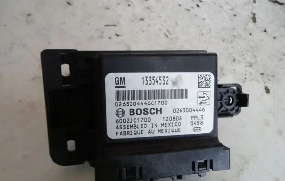 Opel Astra J Parking PDC control unit/module 13354532