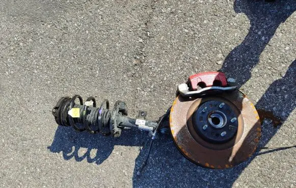 KIA Sorento Front wheel hub spindle knuckle 254661C5260