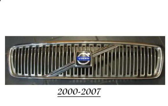 Volvo S70 V70 V70 XC Front bumper upper radiator grill