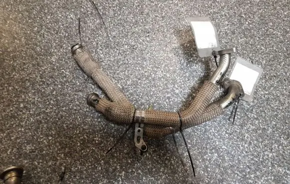 Jaguar S-Type EGR valve line/pipe/hose 4R809H449