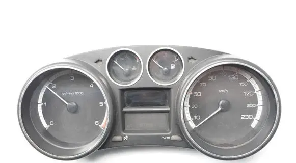 Peugeot 308 Speedometer (instrument cluster) 9665107480