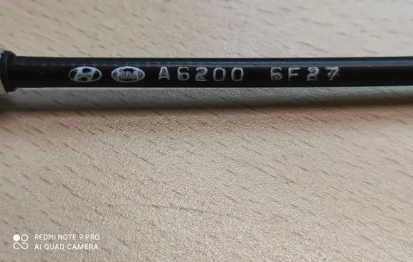 Hyundai i30 Fuel cap flap release cable A62006F27