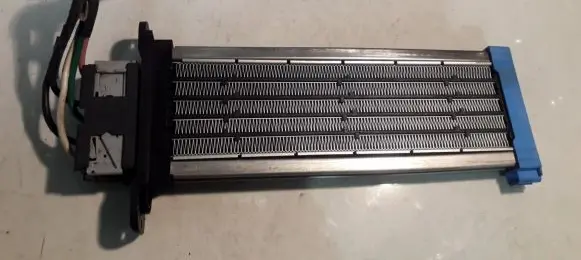 Electric cabin heater radiator