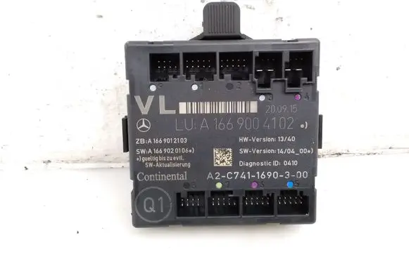 Mercedes-Benz A W176 Door control unit/module A1669004102 A1669012103 A1669020106