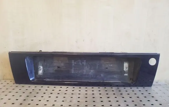 Trunk door license plate light bar