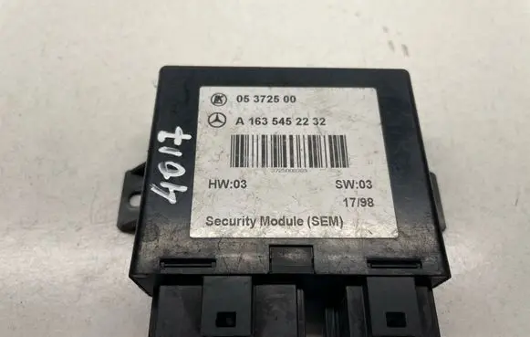 Mercedes-Benz ML W163 Alarm control unit/module 1635452232 A1635452232