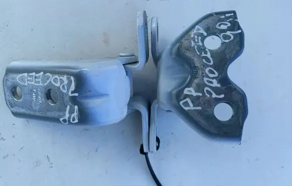 Front door hinge set