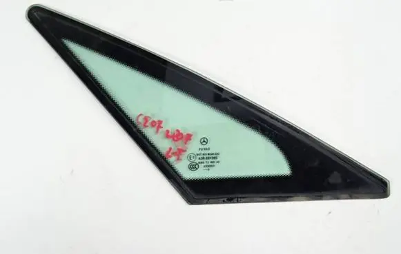 Mercedes-Benz E C207 W207 Front door vent window glass four-door 43R001565 E000001 DOT459M540AS2