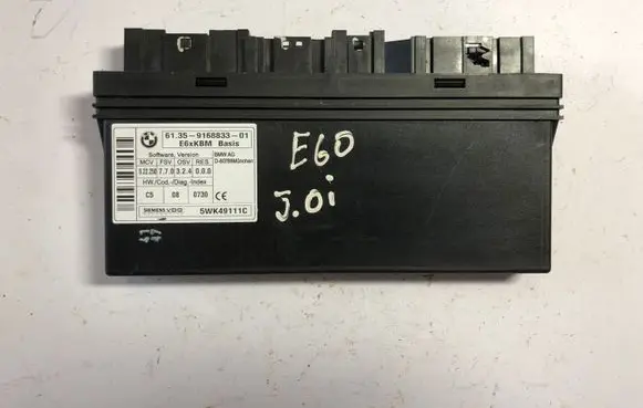 BMW 5 E60 E61 Comfort/convenience module 9168833 6135916883301 5WK49111C