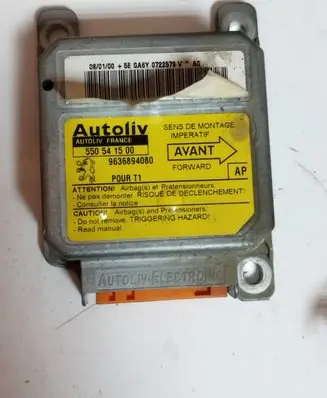 Peugeot 206 Airbag control unit/module 9636894080 550541500