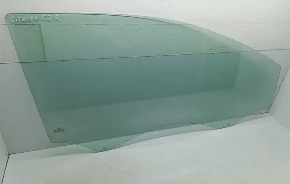 Citroen C2 Front door window/glass (coupe) DOT39AS2M33 43R000464