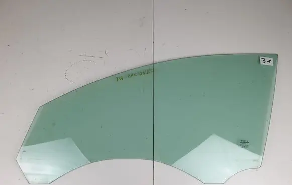 Volvo S40 Front door window glass four-door 43R001105