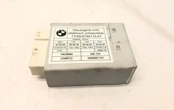 Tow bar trailer control unit/module