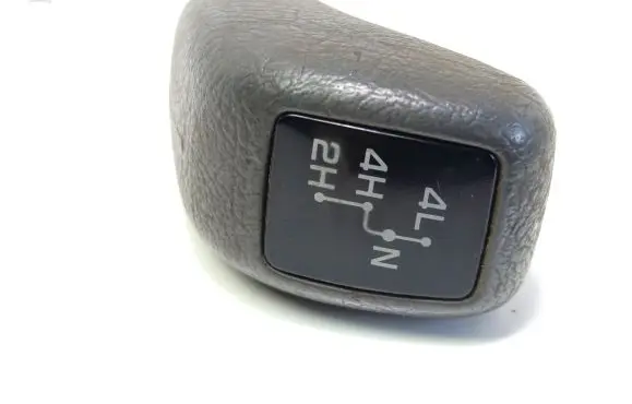 Mitsubishi Pajero Gear lever shifter trim leather/knob