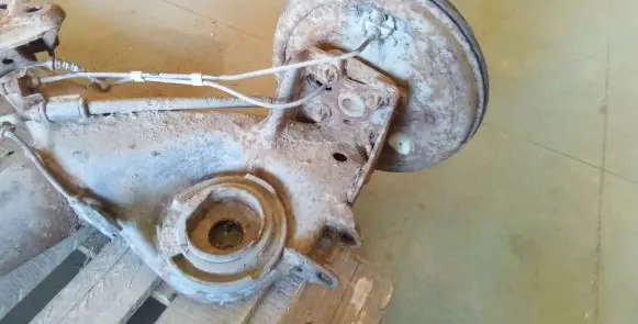 Opel Corsa D Rear axle beam 
