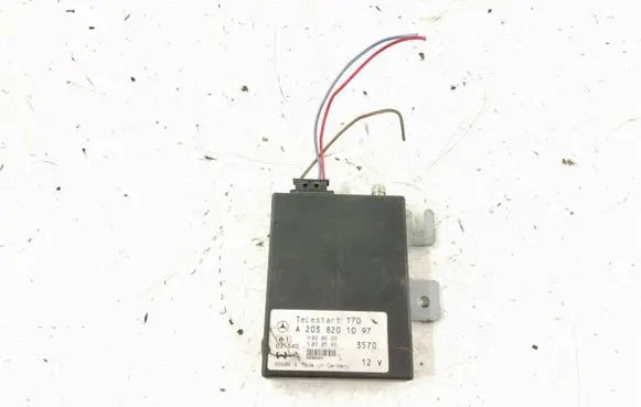 Mercedes-Benz E W211 Auxiliary heating control unit/module 2038201097 A2038201097
