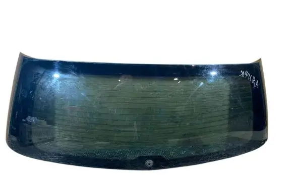 Opel Zafira B Rear windscreen/windshield window 43R001604 DOT682AS3M5236 E000199