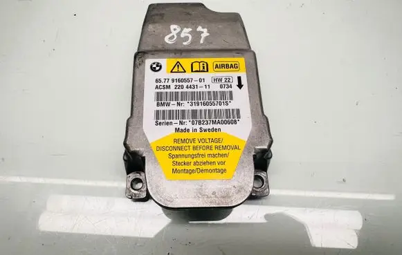 BMW 5 E60 E61 Airbag control unit/module 9160557