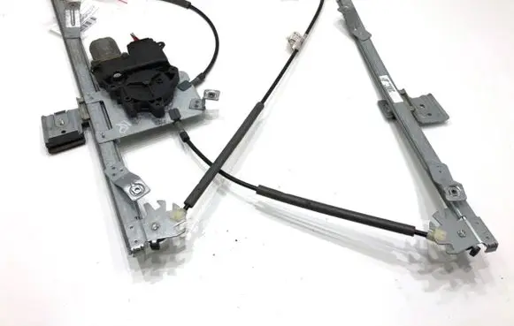 Front door window regulator with motor
