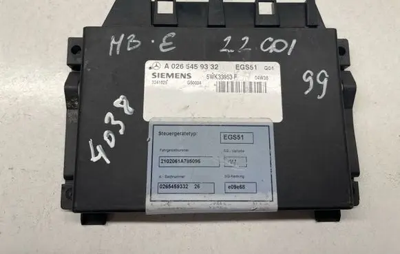 Mercedes-Benz C AMG W202 Gearbox control unit/module 0265459332 A0265459332