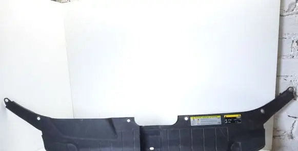 Engine bonnet/hood lock trim molding