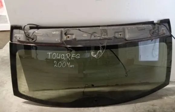 Volkswagen Touareg I Opening tailgate glass 43R001026 7L6035570C