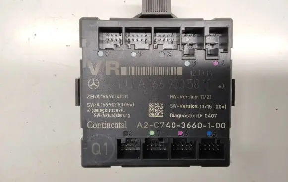 Mercedes-Benz A W176 Door control unit/module A1669005811 A1669028305 A1669014001