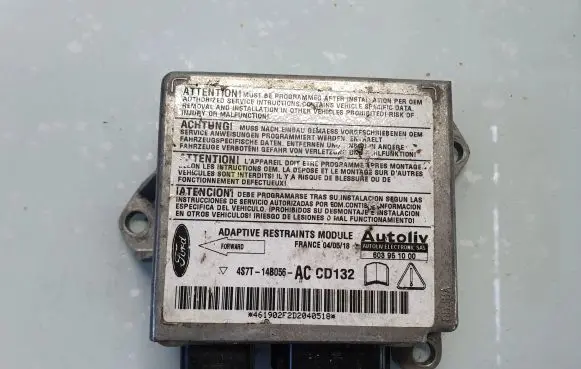 Ford Mondeo Mk III Airbag control unit/module 603951000 4S7T14B056AC 4S7T14B056ACCD132