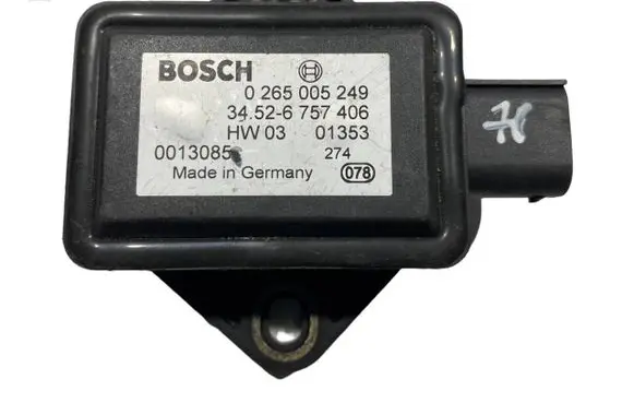 BMW 7 E65 E66 ESP acceleration yaw rate sensor 6757406 34526757406 0265005249