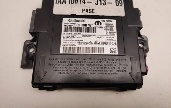 Dodge Durango III Keyless (KESSY) go control unit/module P68509804AB 68509804AB