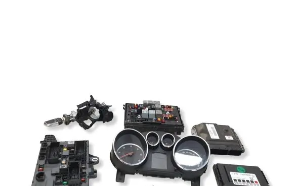 Opel Astra J Engine ECU kit and lock set MB2758008884 55577647 13343950
