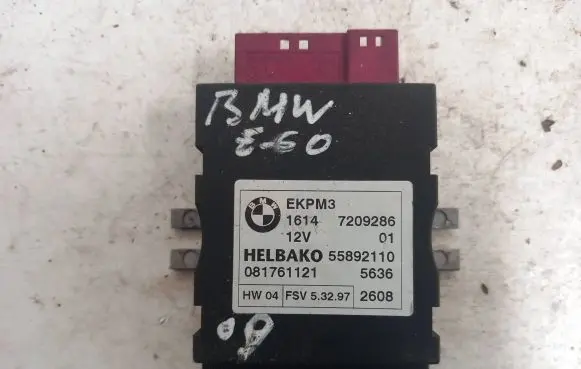 BMW 5 E60 E61 Fuel injection pump control unit/module 7209286 55892110 081761121