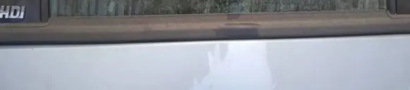 Peugeot 807 Rear door glass trim molding