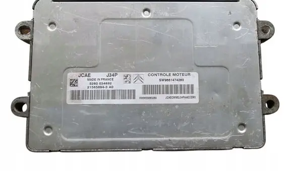 Peugeot 206 Engine control unit/module 9661474280