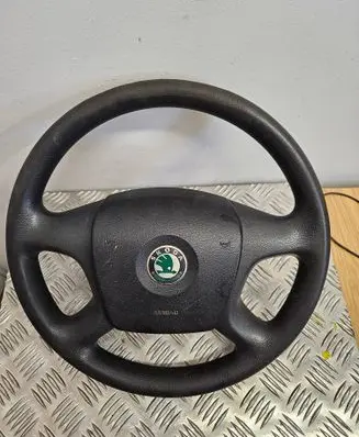 Skoda Fabia Mk2 (5J) Steering wheel 3T04190911QB 6Y0880201J