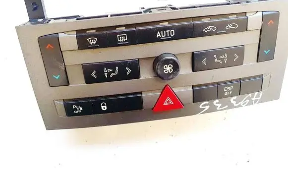 Peugeot 407 Climate control unit 96573322yw 051004