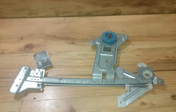 Sliding door window regulator with motor