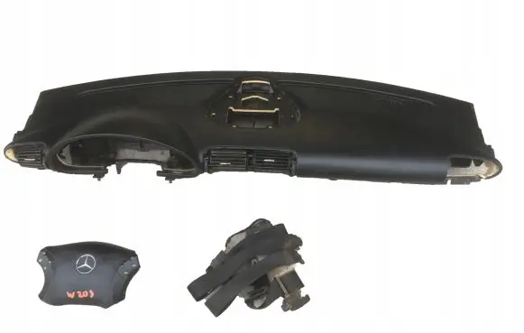 Mercedes-Benz C W203 Airbag set with panel 