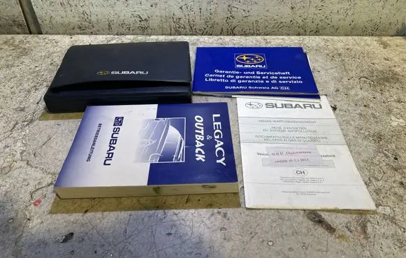 Subaru Outback Owners service history hand book 