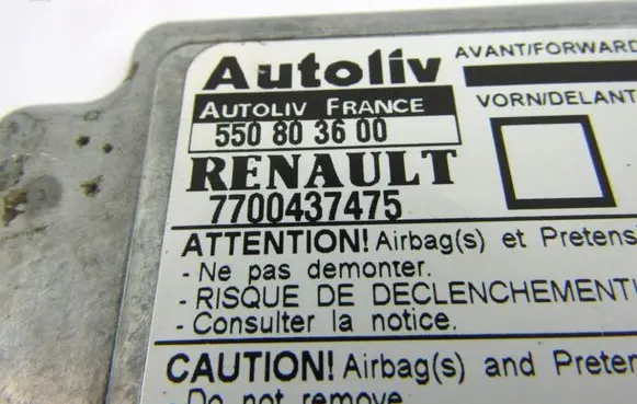 Renault Megane I Airbag control unit/module 7700437475