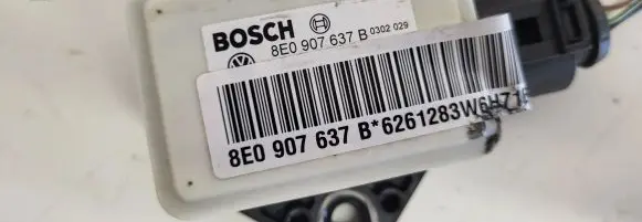 Audi A4 S4 B7 8E 8H ESP acceleration yaw rate sensor 8E0907637B 6261283W6H7