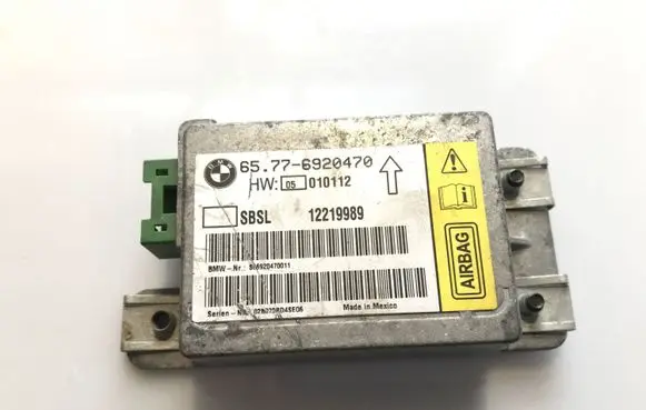 BMW 7 E65 E66 Airbag control unit/module 6920470 12219989 010112