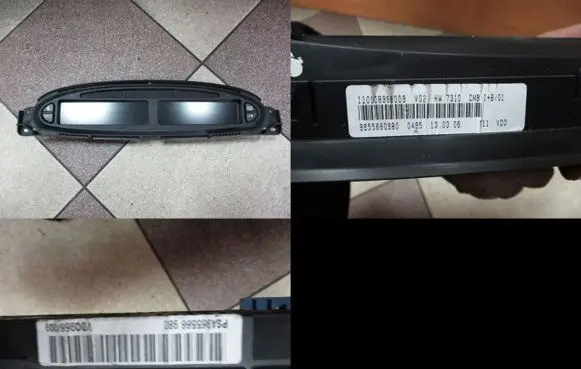 Citroen C4 I Picasso Speedometer (instrument cluster) 9655660980