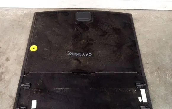 Porsche Cayenne (92A) Trunk/boot floor carpet liner 7P5863546G