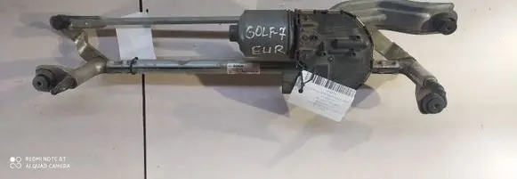 Volkswagen Golf VII Front wiper linkage and motor 5G1955023C