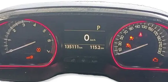 Peugeot 2008 I Speedometer (instrument cluster) 9824708180 E137SWL41100 9824142380