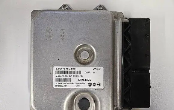 Fiat Punto Evo Engine control unit/module 55261325 MJD8F3GG MJD8F3.GG