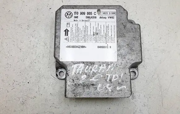 Volkswagen Touran I Airbag control unit/module 1T0909605C H025S1500 04060915H