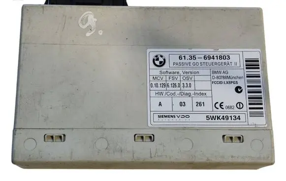 BMW 7 E65 E66 Comfort/convenience module 6941803 61356941803 5WK49134