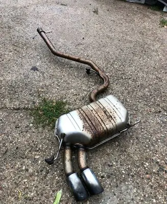 Audi Q3 8U Muffler/silencer 5n01200113